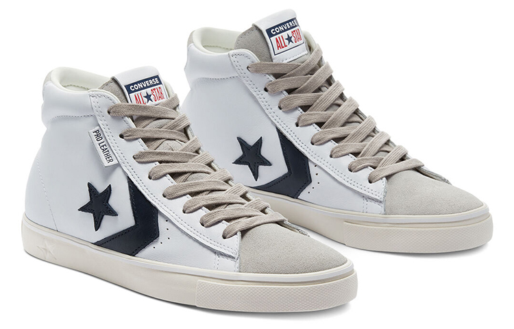 Lookbook Converse Pro Leather Mid ''Weiß Blau'' 169734C