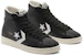 Converse Pro Leather Mid Kasut Kanvas Hitam/Putih 169261C