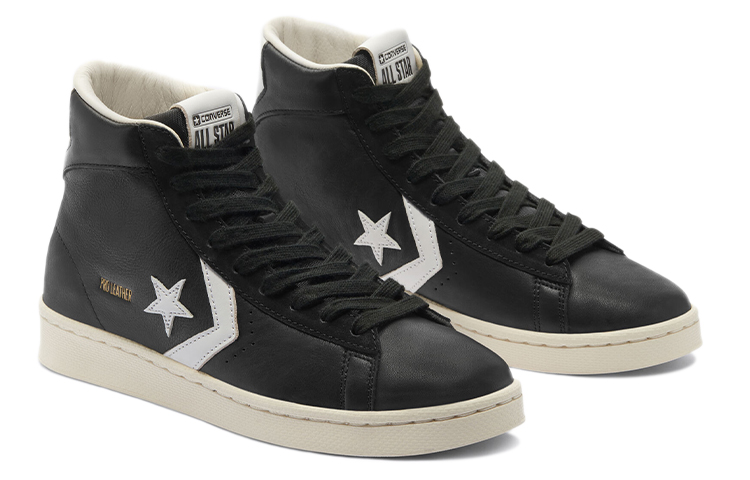 Lookbook Converse Pro Leather Mid Canvas Schoenen Zwart/Wit 169261C
