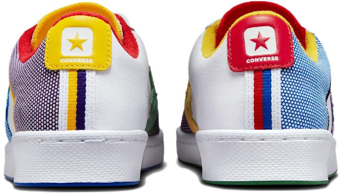 NBA x Converse Cons Pro Leather 休閒 低幫 板鞋 男女同款 白藍 Purchase NBA x Converse Cons Pro Leather 休閒 低幫 板鞋 男女同款 白藍