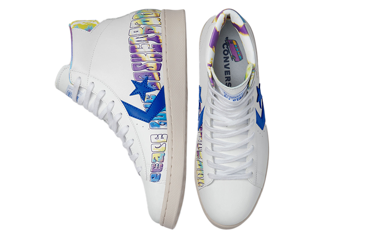 Shop Converse Pro Leather Peace, Love & Basketball Kasut Sukan Retro. 170535C