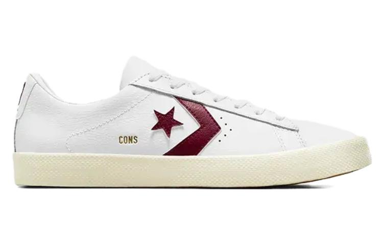 Order Converse Pro Leather Vulc Pro '白色深波尔多红' 高帮篮球鞋 A05328C