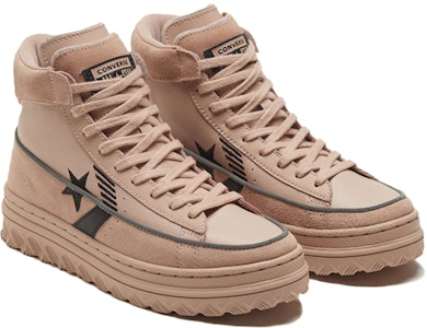 Converse Pro Leather X2 High 'Hitam Ais - Merah Jambu Garam' 169565C Lookbook Converse Pro Leather X2 High 'Hitam Ais - Merah Jambu Garam' 169565C