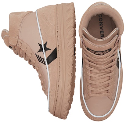 匡威Pro Leather X2高帮“黑冰-盐粉” 169565C Shop 匡威Pro Leather X2高帮“黑冰-盐粉” 169565C