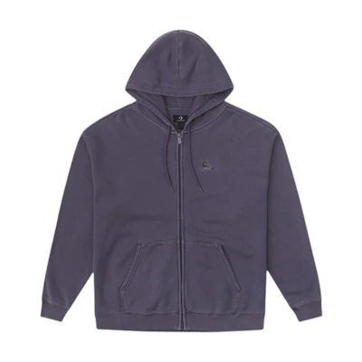 Converse Purple Retro Sport Hoodie Jacket Unisex - Soft & Stylish 10027113-A02