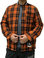 Converse Quilted Reversible Checkered Warm Jacket Orange - Fashionable Comfort 10006864-A02 Converse Quilted Reversible Checkered Warm Jacket Orange - Fashionable Comfort 10006864-A02