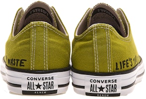 康威革新再生Chuck Taylor All Star低帮「生命短暂,勿浪费」 166373C Shop 康威革新再生Chuck Taylor All Star低帮「生命短暂,勿浪费」 166373C