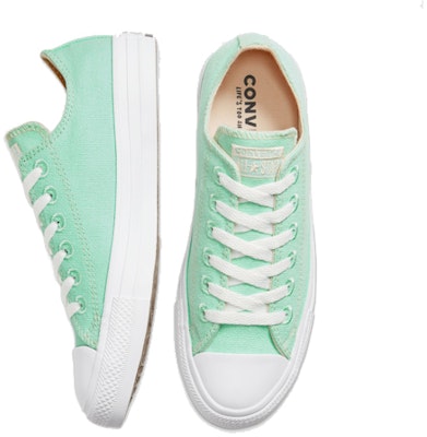 컨버스 리뉴 코튼 척 테일러 올스타 로우탑 '그린' 166745C 166745C Shop 컨버스 리뉴 코튼 척 테일러 올스타 로우탑 '그린' 166745C 166745C