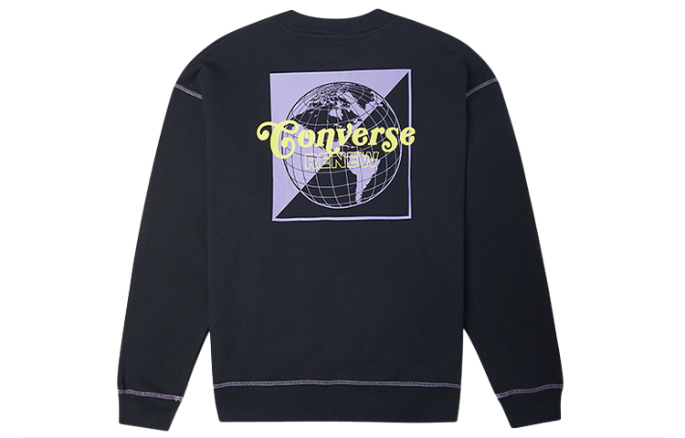 Converse Renew Crewneck Sweatshirt Black 10021574-A01