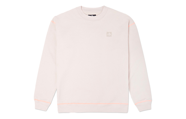 Converse Renew Pullover Crewneck Sweatshirt Pink Sand 10021574-A02