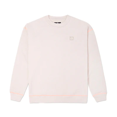 Converse Renew Pullover Crewneck Sweatshirt Pink Sand 10021574-A02