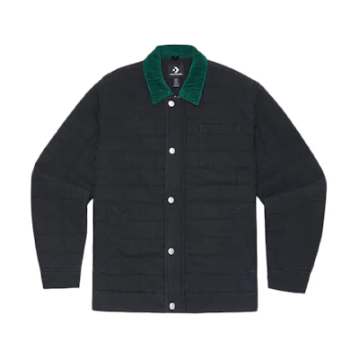 Converse Retro Casual Multi-Pocket Workwear Jacket Black 10019460-A02