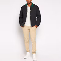 Shop Converse 復古工裝多口袋工作外套 黑色 10019460-A02