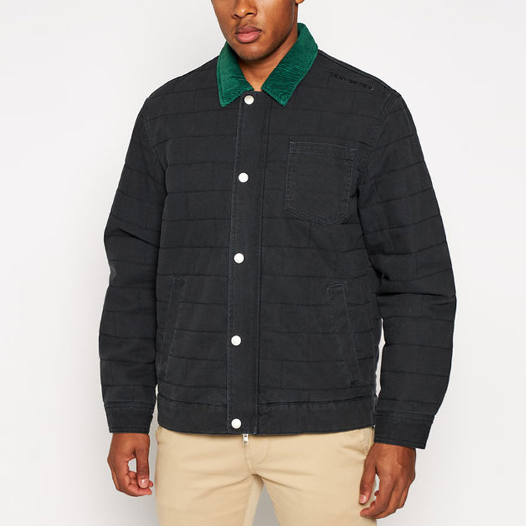 Purchase Converse Retro Kasual Jaket Kerja Multi-Poket Hitam 10019460-A02