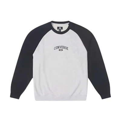 Converse Retro Colorblock Lettering Crewneck Sweatshirt 10027641-A03