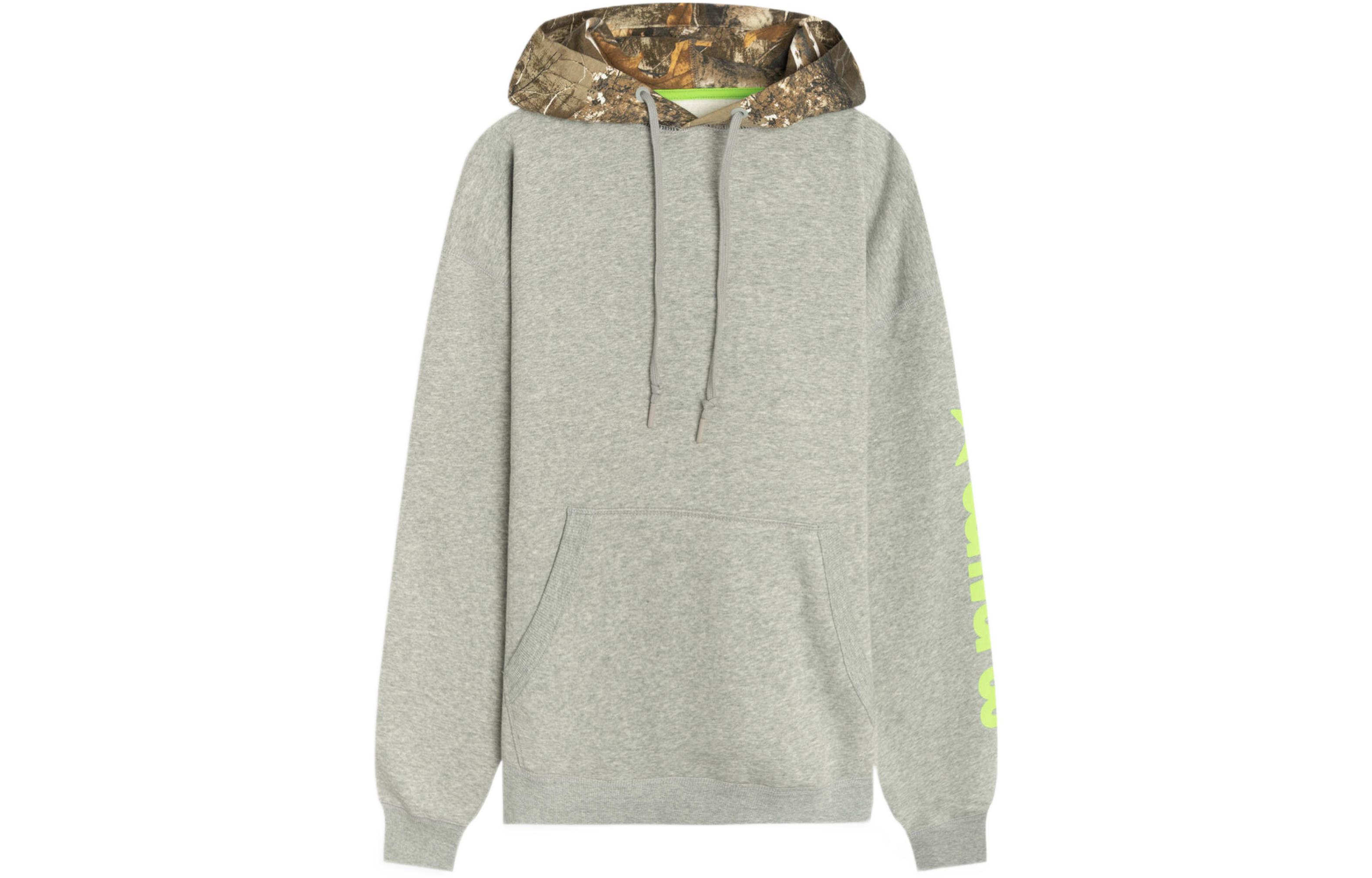 Converse Retro Colorblock Logo Print Hoodie Gray 10019969-A02