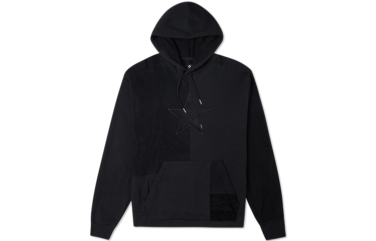 Converse Retro Corduroy Fleece-Lined Pullover Sweatshirt Black 10023517-A03