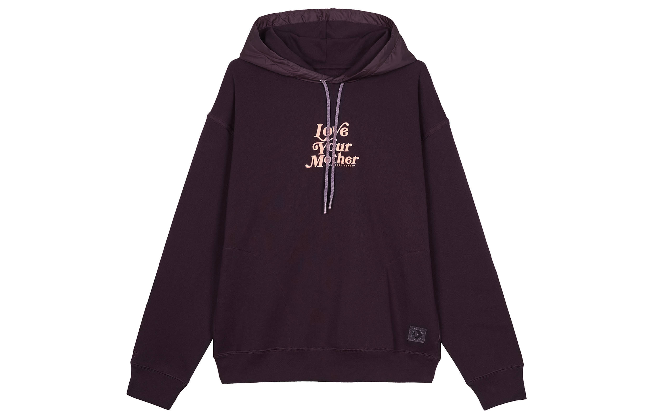 Converse Retro Fleece Pullover Hoodie Red Currant () 10022153-A02