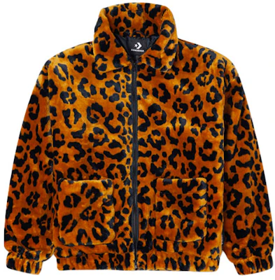 Converse Retro Leopard Print Loose Jacket Brown (Unisex) 10022557-A01 Buy Converse Retro Leopard Print Loose Jacket Brown (Unisex) 10022557-A01
