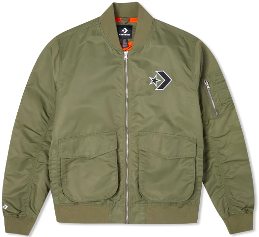 converse-retro-pilot-bomber-jacket-spring-unisex-green-arrow-logo-loose-fit-10024169-a02