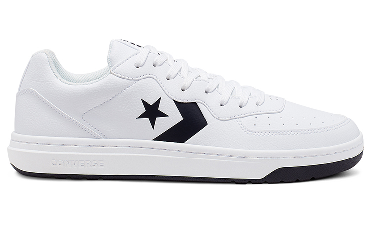 Converse Rival Leather Low Top 'White Black' 圖 2