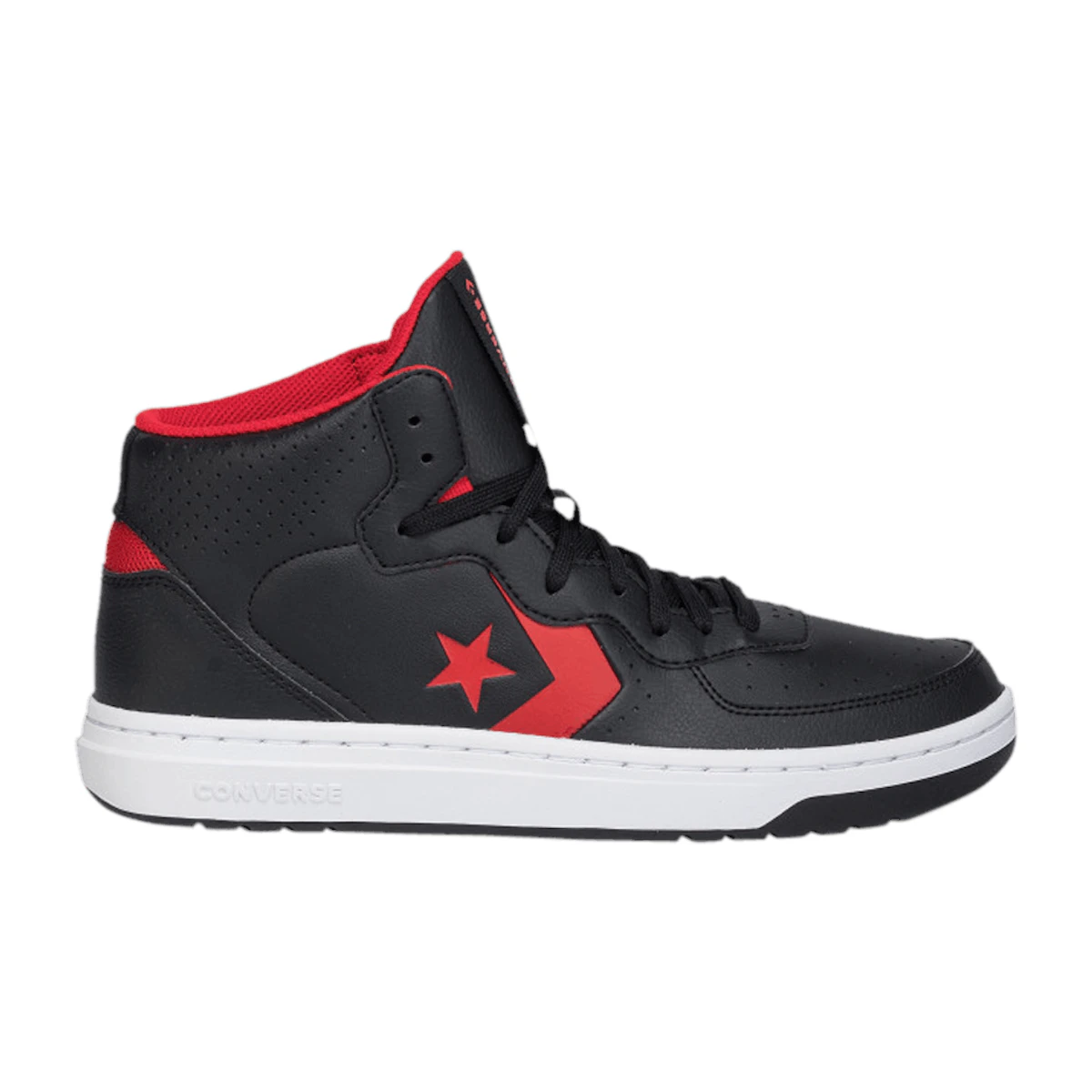 Buy Converse Rival Mid 'Black Enamel Red' 164889C - Novelship
