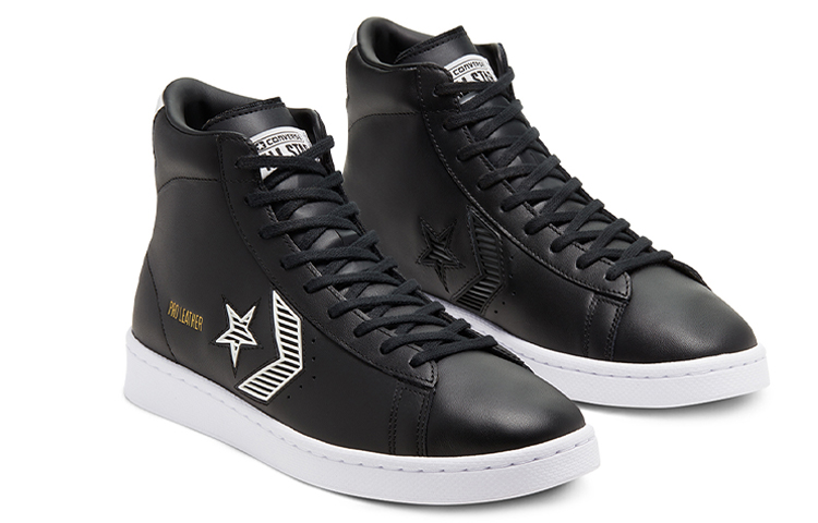 Lookbook Converse Rivals Pro Leather ''Schwarz'' 168617C