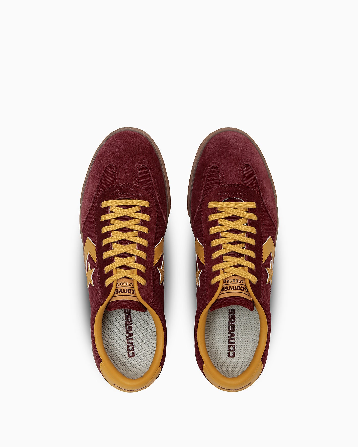 Shop Converse Roadclassic SK Ox Sneakers Burgundy/Orange 33702151