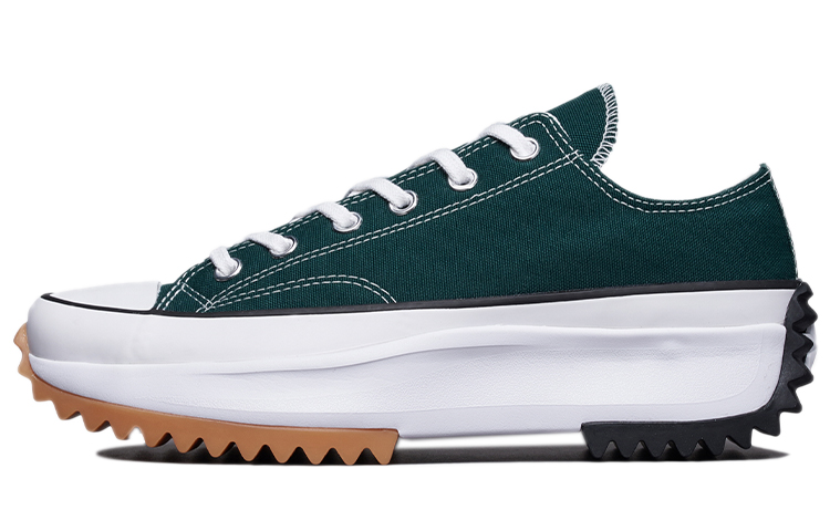 Buy 匡威 Run Star Hike 防滑耐磨 低幫休閒帆布鞋 男女同款 墨綠