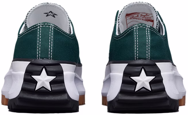 匡威 Run Star Hike 防滑耐磨 低幫休閒帆布鞋 男女同款 墨綠 Shop 匡威 Run Star Hike 防滑耐磨 低幫休閒帆布鞋 男女同款 墨綠