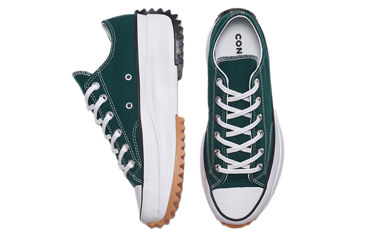 Purchase 匡威 Run Star Hike 防滑耐磨 低幫休閒帆布鞋 男女同款 墨綠