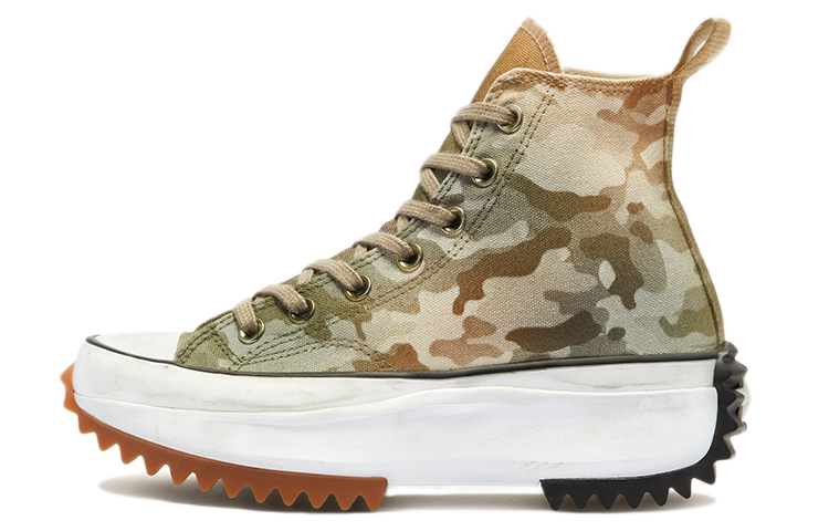 Converse Run Star Hike Canvas Shoes Green 172333C