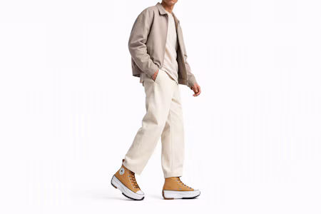 Order Converse Run Star Hike 百搭高筒帆布鞋 男女同款 薑黄