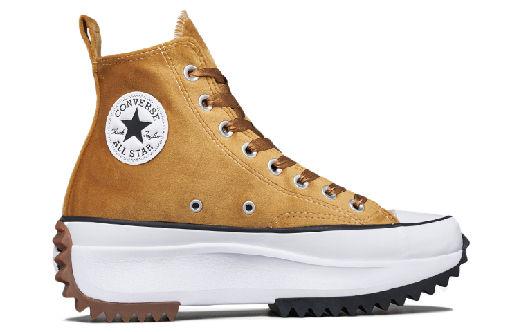 Lookbook Converse Run Star Hike 百搭高筒帆布鞋 男女同款 薑黄