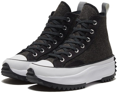 컨버스 런스타 하이크 하이 '블랙 아이스 - 블랙 실버' 169437C Lookbook 컨버스 런스타 하이크 하이 '블랙 아이스 - 블랙 실버' 169437C