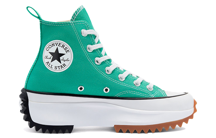 Lookbook Converse Run Star Hike Tinggi 'Court Green Gum' 170441C