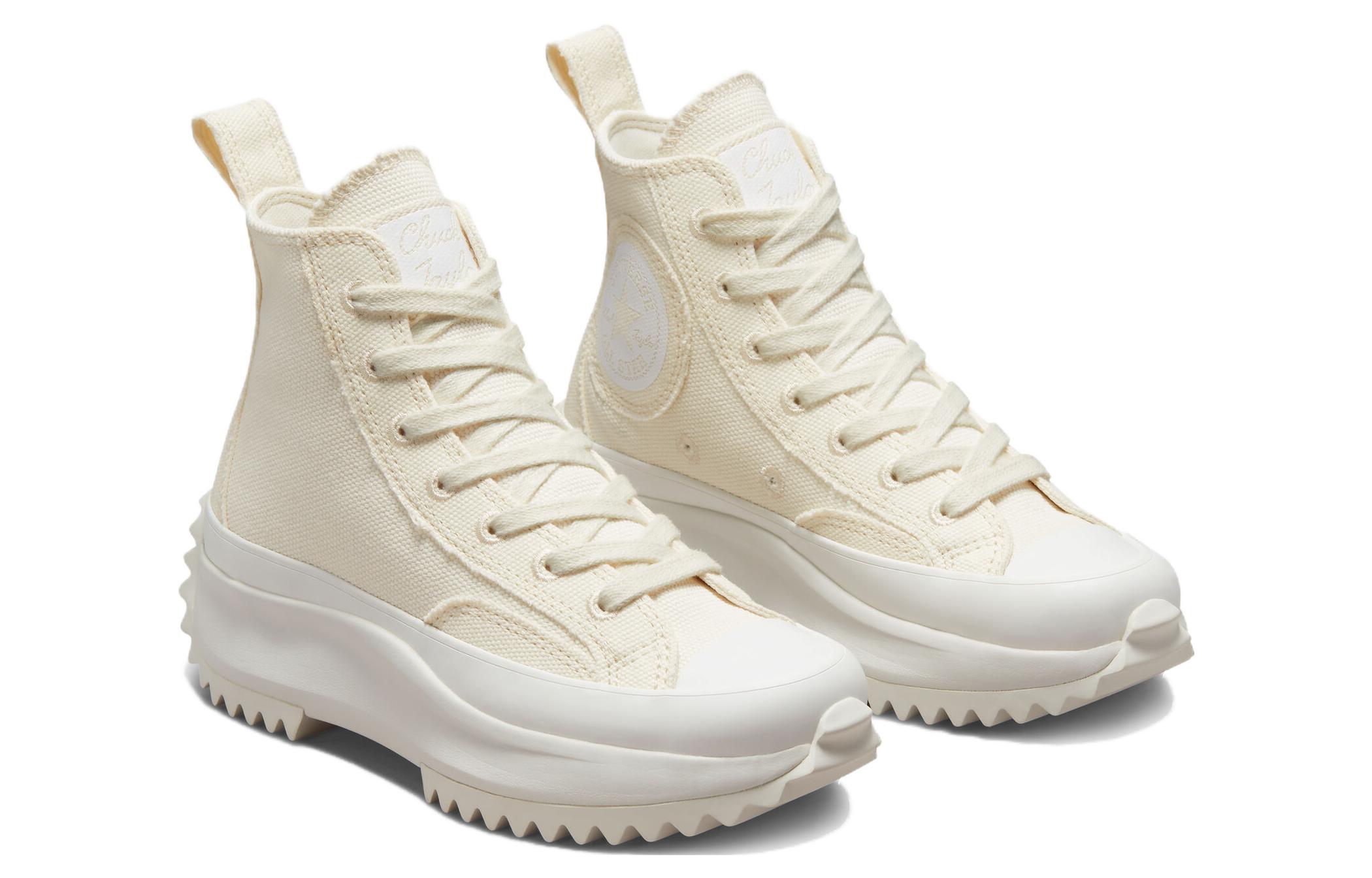 Lookbook Converse Run Star Hike Tinggi 'Egret Hemp' A05176C