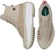 Converse Run Star Hike High 'Khaki' Lelaki Wanita Kasut Sneakers 170440C