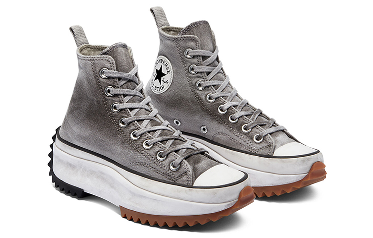 Lookbook Converse Run Star Hike High 'Gris Humo Vintage' 168298C