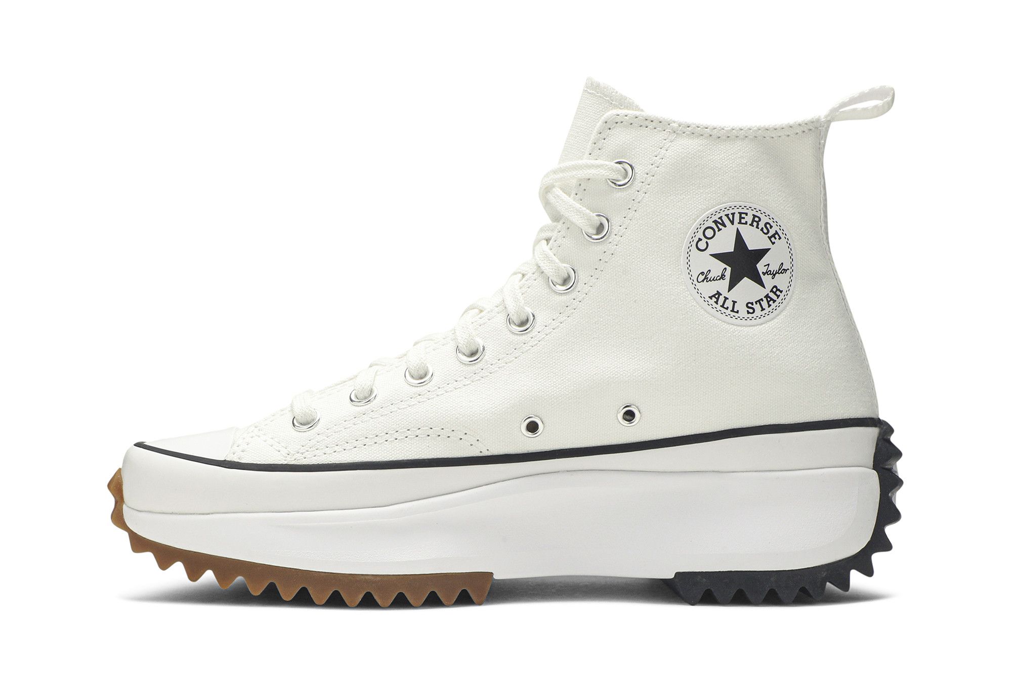 Shop Converse Run Star Hike 高筒運動鞋「白黑膠底」 166799C