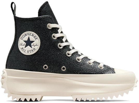 Converse Run Star Hike Leather High Top 'Sparkly Black' A07947C Order Converse Run Star Hike Leather High Top 'Sparkly Black' A07947C