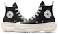 Converse Run Star Hike Kulit 'Sparkly Black' Tinggi Atas. A07947C