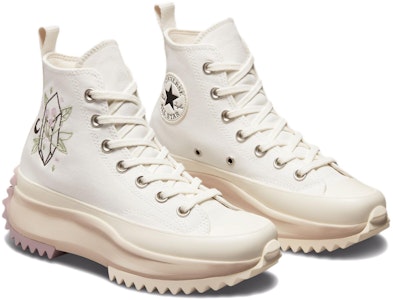 匡威Run Star Hike刺绣水晶白色厚底鞋 A03737C Lookbook 匡威Run Star Hike刺绣水晶白色厚底鞋 A03737C