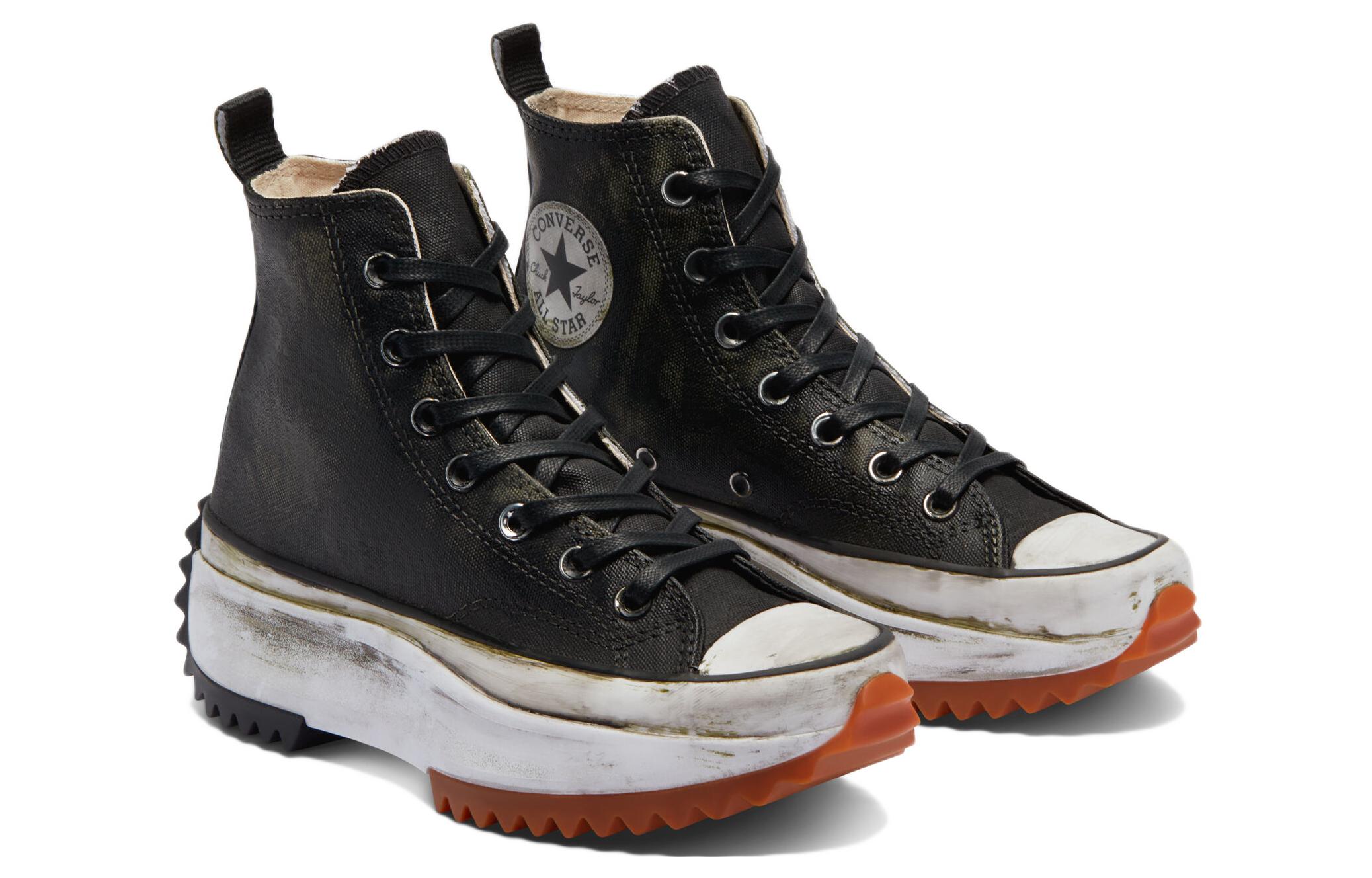 Lookbook Converse Run Star Hike Platform 'Waxed Vintage Green' Hijau Klasik A05077C