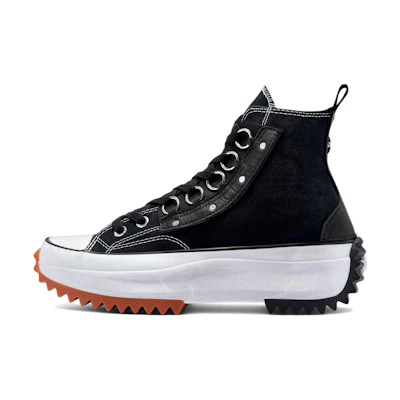 Converse Run Star Hike Platform Hi Punk Academia Black Metal Ring