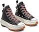 Lookbook Converse Run Star Hike Platform Tinggi 'Hitam Egret Gum' A04306C
