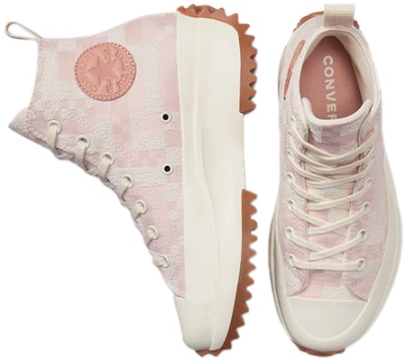 Converse Run Star Hike Platform Tinggi 'Egret Pink Clay' 172714C Shop Converse Run Star Hike Platform Tinggi 'Egret Pink Clay' 172714C
