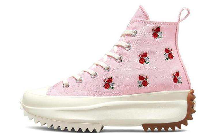 Converse Run Star Hike Platform High 'Embroidered Floral - Sunrise Pink' A05192C