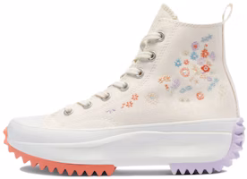 Converse Run Star Hike Platform High 'Embroidered Floral - Egret' A01583C Converse Run Star Hike Platform High 'Embroidered Floral - Egret' A01583C