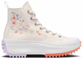 Converse Run Star Hike Platform High 'Embroidered Floral - Egret' A01583C Converse Run Star Hike Platform High 'Embroidered Floral - Egret' A01583C